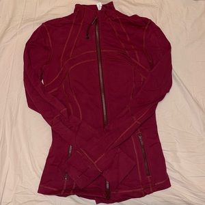 Lululemon Define Jacket Maroon Size 4